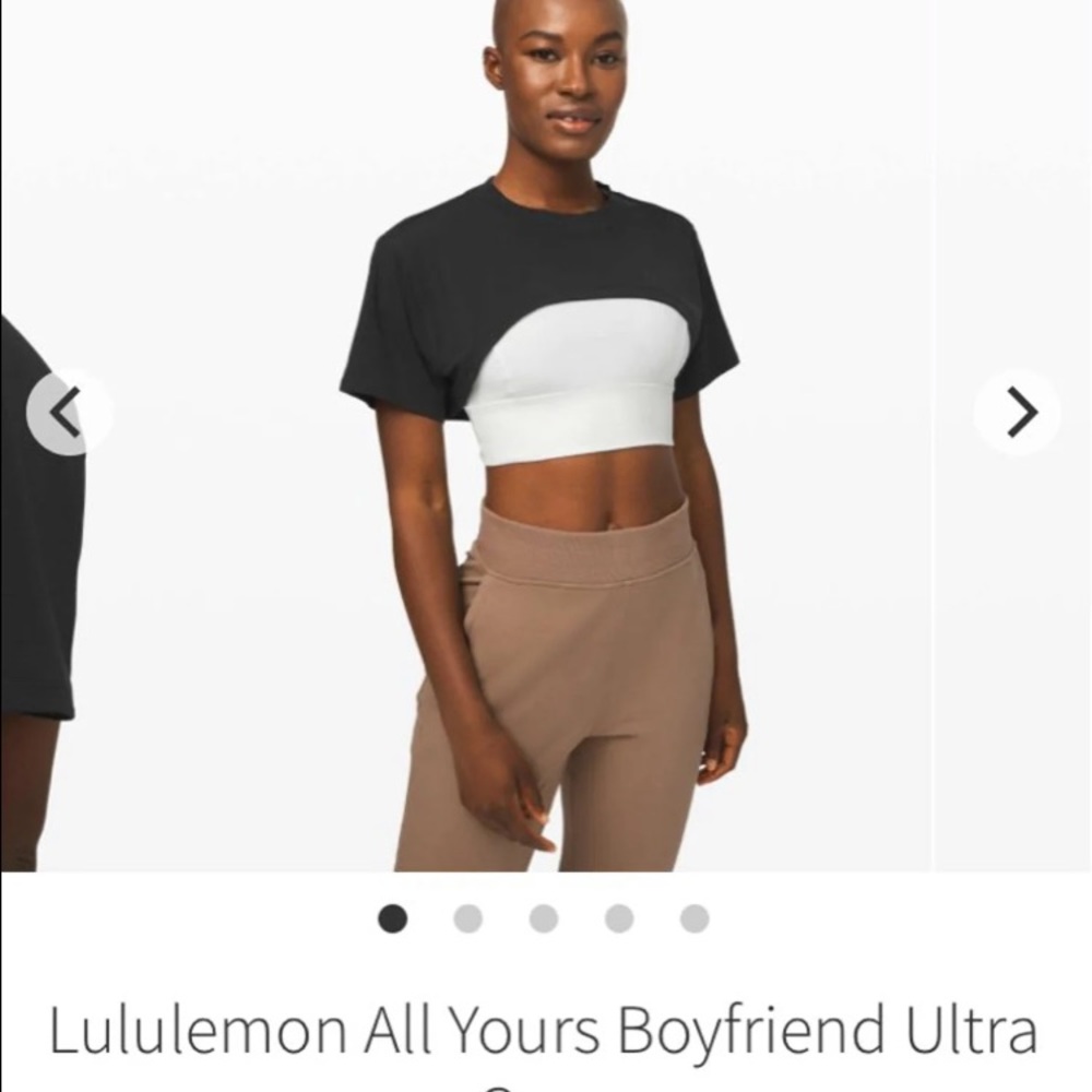 Lululemon all yours boyfriend ultra crop black